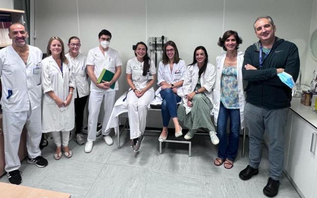 Equipo médico que combate la enfermedad de Parkinson en el hospital de Cruces. / IREKIA Equipo médico que combate la enfermedad de Parkinson en el hospital de Cruces.