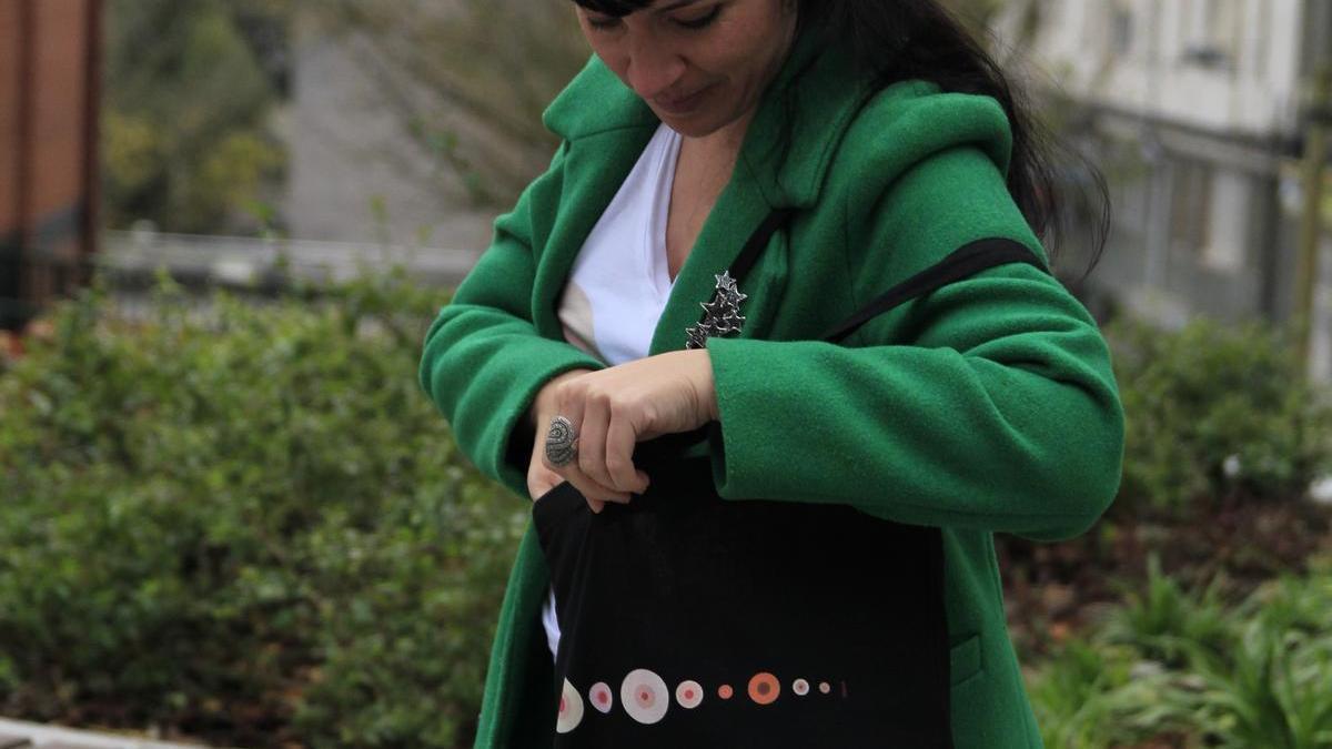 Una de las promotoras dela campaña 'Tócate las tetas'