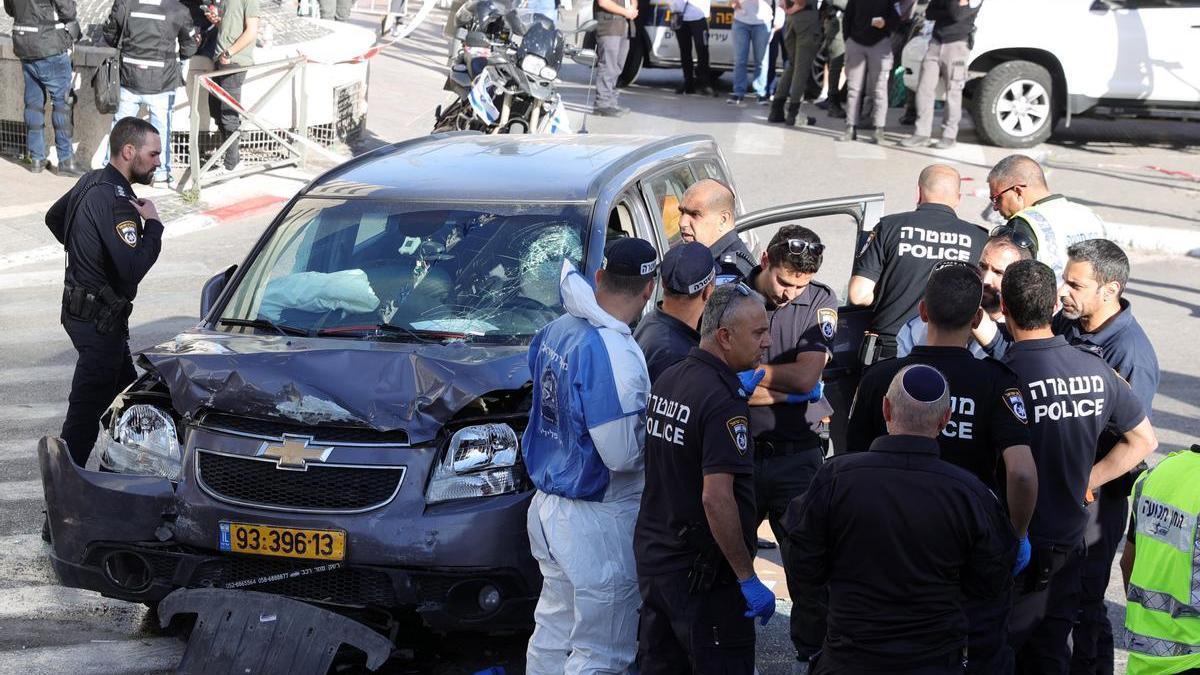 El atropello tuvo lugar en una céntrica zona muy cerca del transitado mercado Mehane Yehuda.