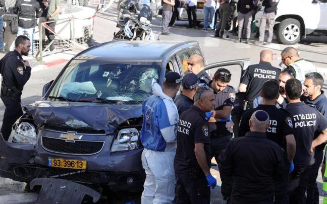 El atropello tuvo lugar en una céntrica zona muy cerca del transitado mercado Mehane Yehuda. El atropello tuvo lugar en una céntrica zona muy cerca del transitado mercado Mehane Yehuda.