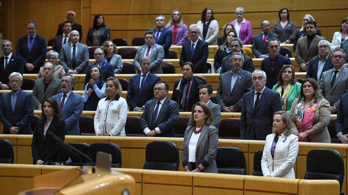 Un pleno del Senado.