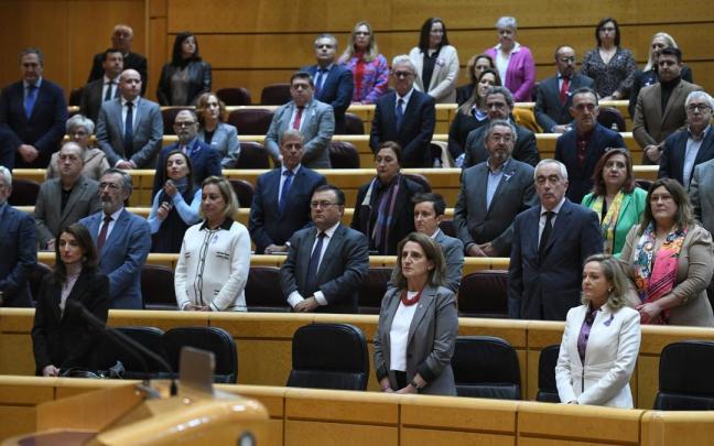 Un pleno del Senado.
