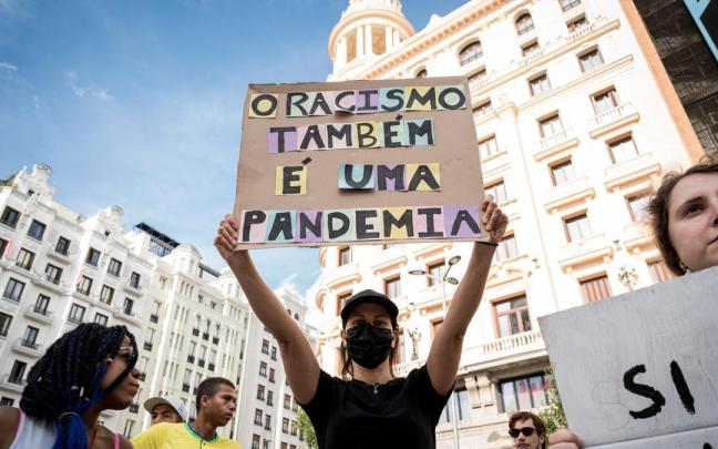 Manifestación contra el racismo en Madrid. Manifestación contra el racismo en Madrid.