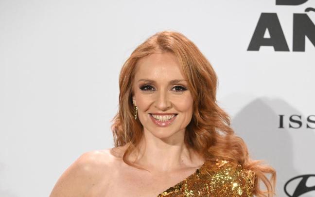 Cristina Castaño durante la gala de entrega de premios Hombre del año 2024