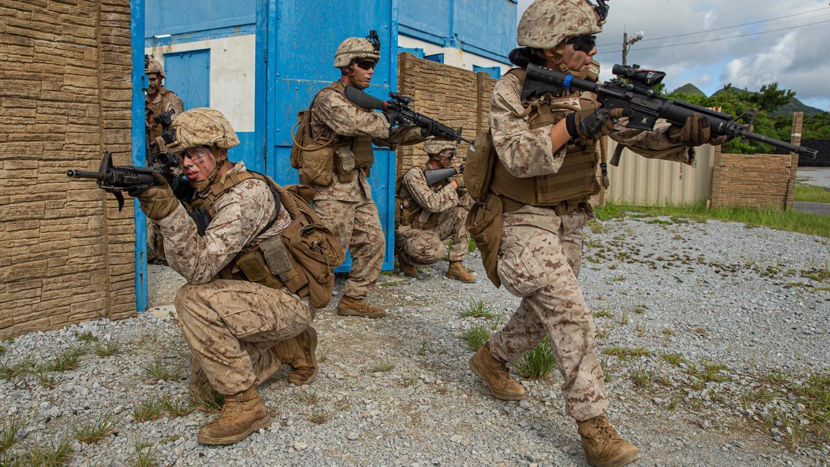 Imagen de archivo de varios efectivos del Cuerpo de Marines de Estados Unidos.