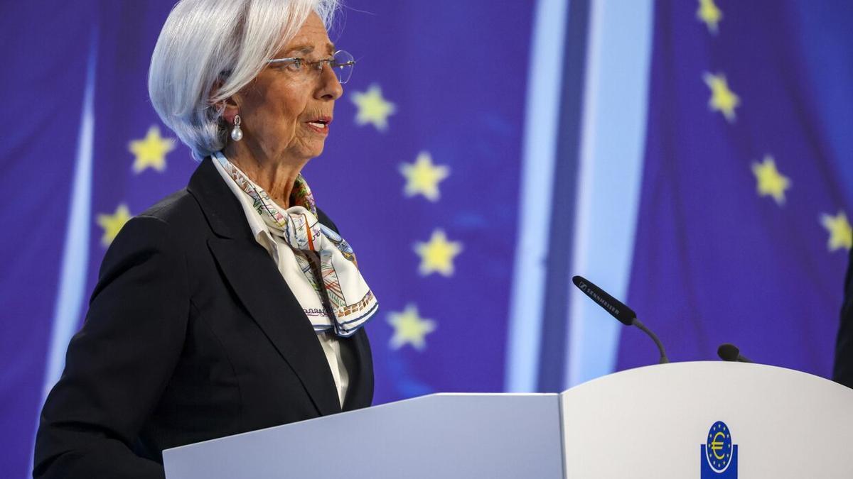 La presidenta del BCE, Christine Lagarde, en una imagen de archivo