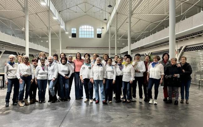 La grabación tuvo lugar la semana pasada en le renovada Merkatu Plaza de Durango