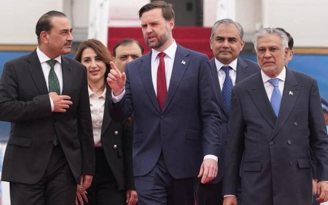 JD Vance, durante la anterior cumbre celebrada en Pakistán.