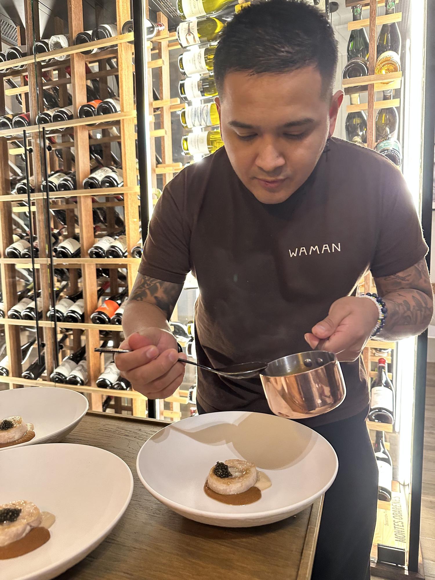 Gabriel Waman, el chef.