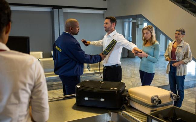 Control de seguridad en un aeropuerto