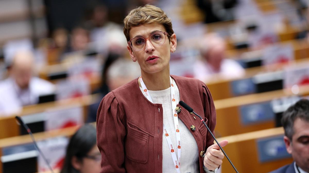 María Chivite, presidenta de la Comunidad Foral de Nafarroa