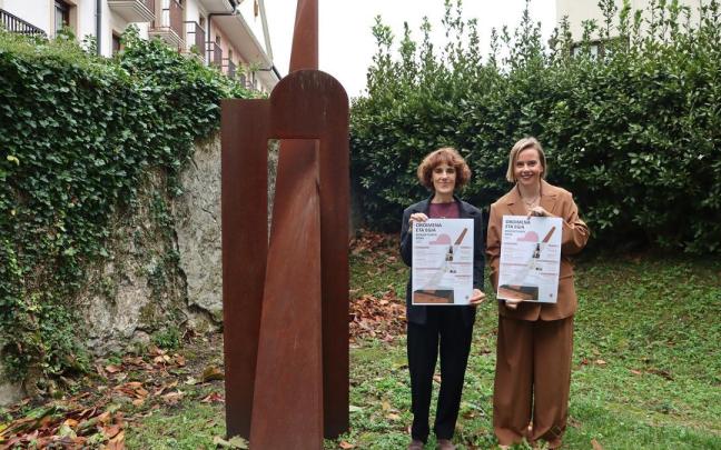 Joana Mendiburu eta Janire Mitxelena.