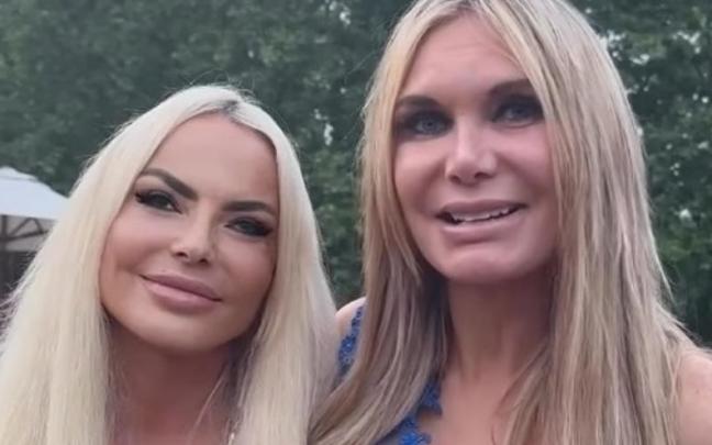 Leticia Sabater, mejorada por el filtro, y Yola Berrocal, sin él. Leticia Sabater, mejorada por el filtro, y Yola Berrocal, sin él.