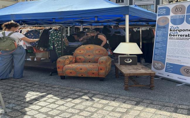 Campaña 'Zuk Konpondu Zuk Berrerabili' realizada en Urola Kosta.