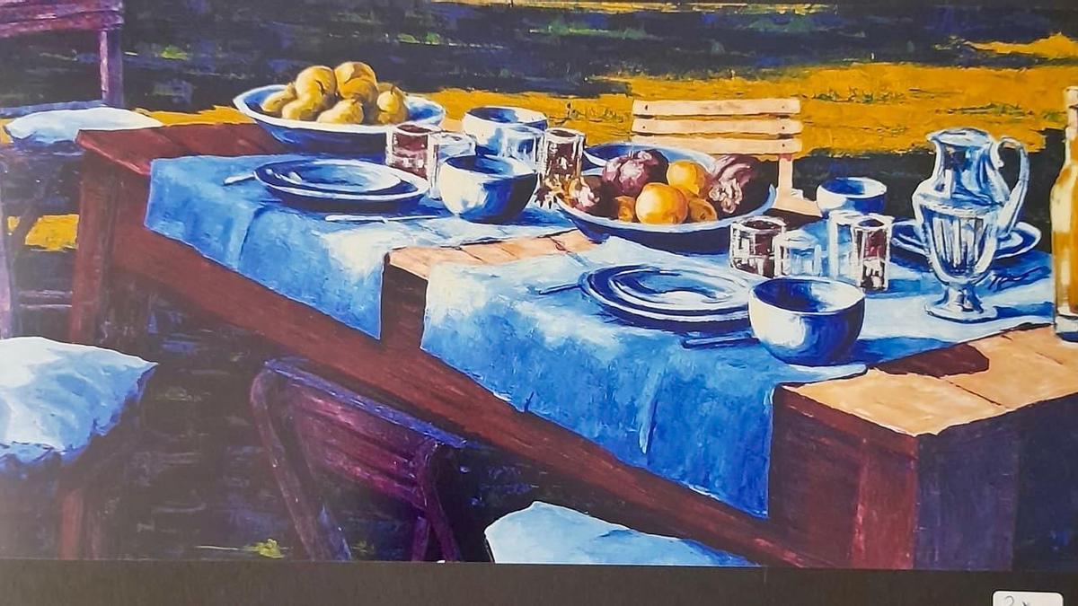 También ha creado sus propios cuadros de paisajes, bodegones, animales, fondos marinos, horizontes e incluso retratos.