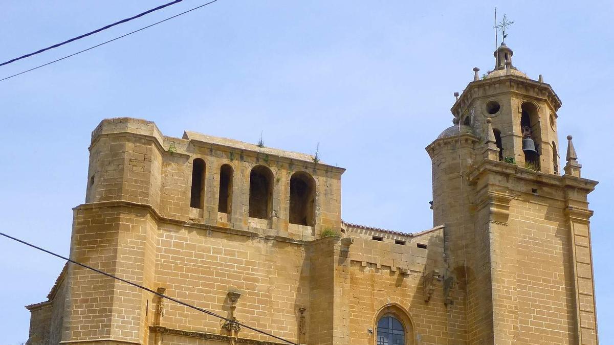 La iglesia de San Martín en Leza