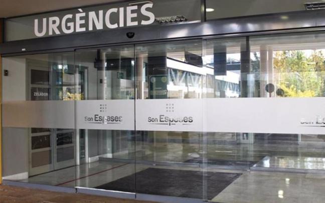 Acceso a Urgencias del Hospital de Son Espases.