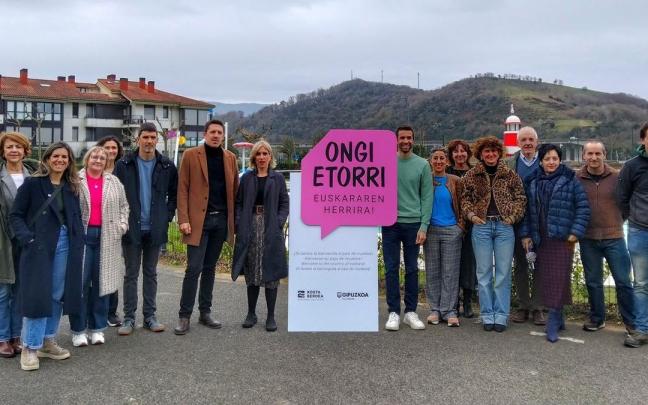 Presentación de la nueva fase de la iniciativa Ongi Etorri Euskararen Herrira de Urola Kosta.