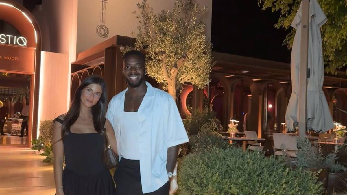 Patricia Morales e Iñaki Williams en una foto en su perfil de Instagram.