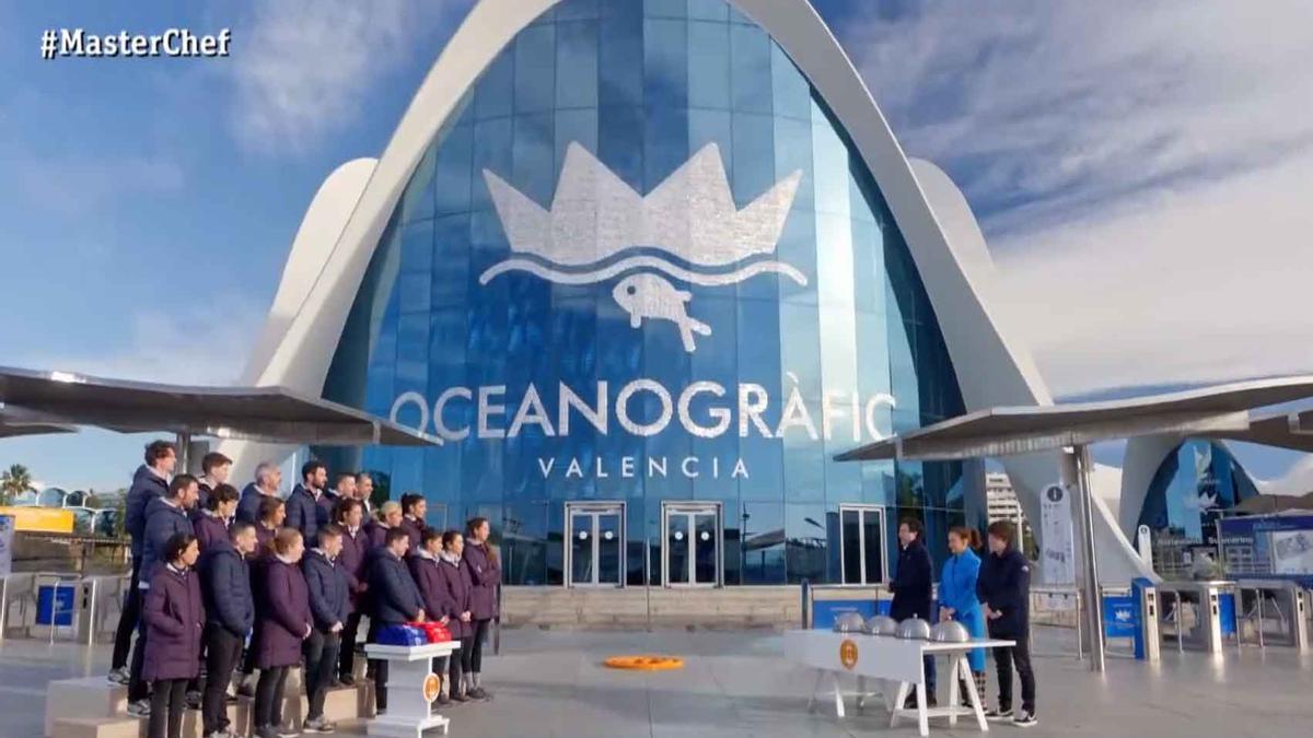 Imagen del programa que se grabó en el Oceanográfic de Valencia.