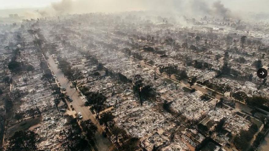 Pacific Palisades tras el incendio