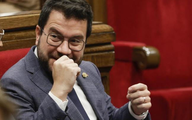 El presidente catalán, Pere Aragonès.