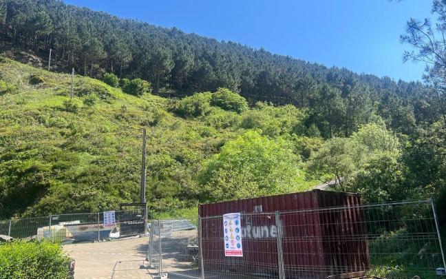 Obras para estabilizar las laderas