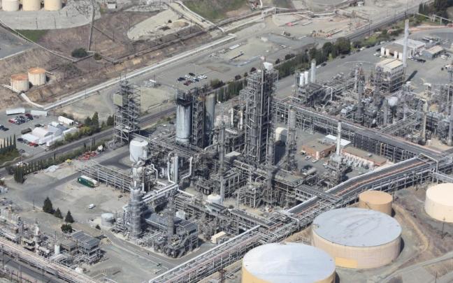 Una refinería de petróleo propiedad de Aramco.