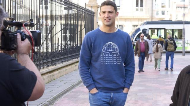 El portavoz del PNV en el Parlamento Vasco, Joseba Díez Antxustegi, este viernes