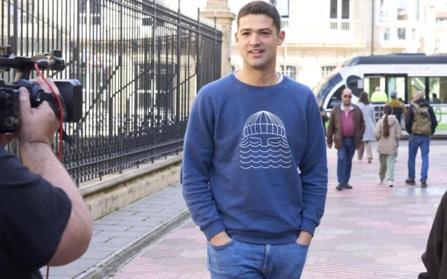 El portavoz del PNV en el Parlamento Vasco, Joseba Díez Antxustegi, este viernes