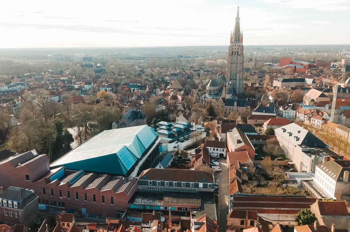 El museo Brusk, en el centro de Brujas.