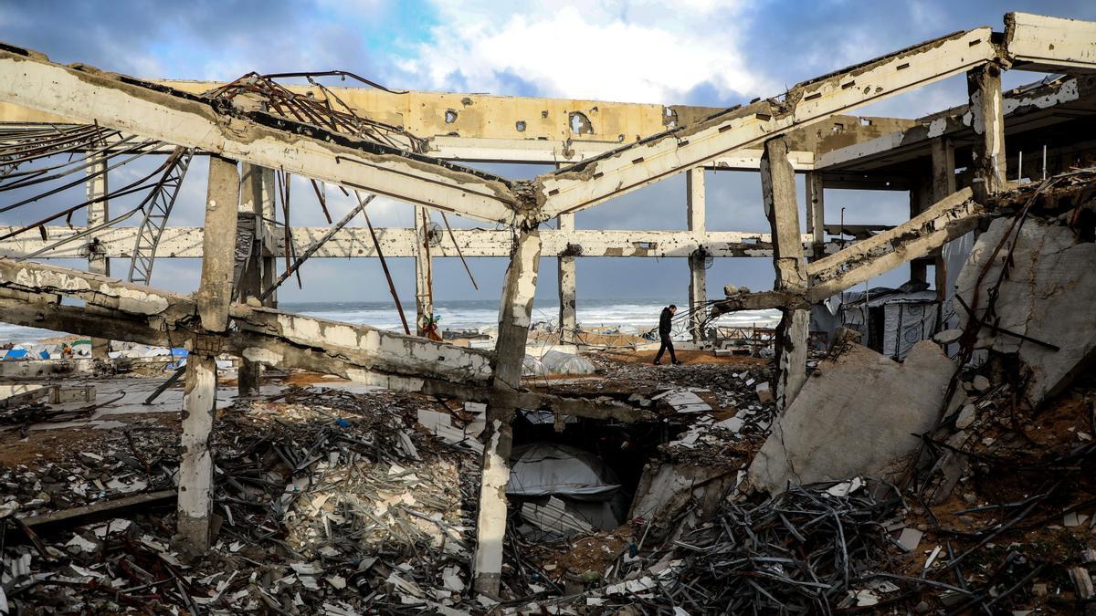 Imagen de la destrucción en Gaza consecuencia de la ofensiva israelí