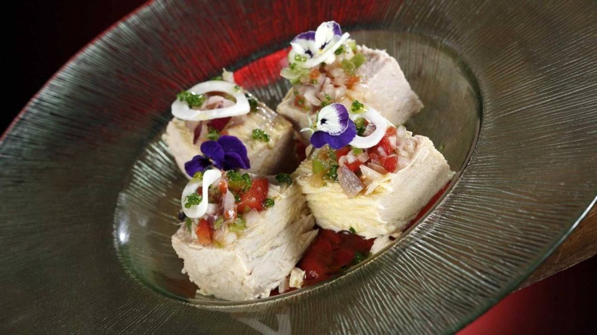 Uno de los pintxos del bar La Olla