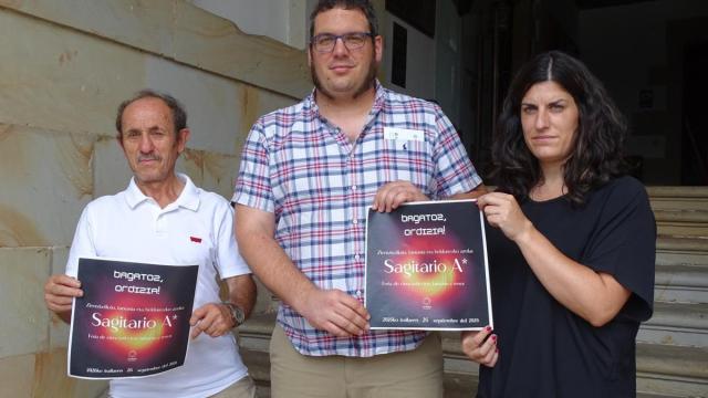 Presentación del festival 'Sagitario A*' en Ordizia.