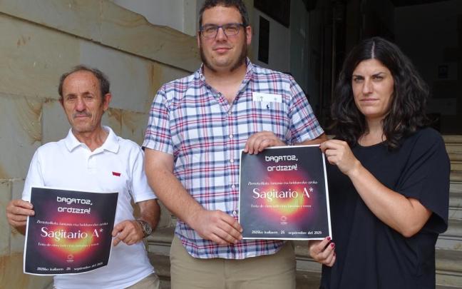 Presentación del festival 'Sagitario A*' en Ordizia.