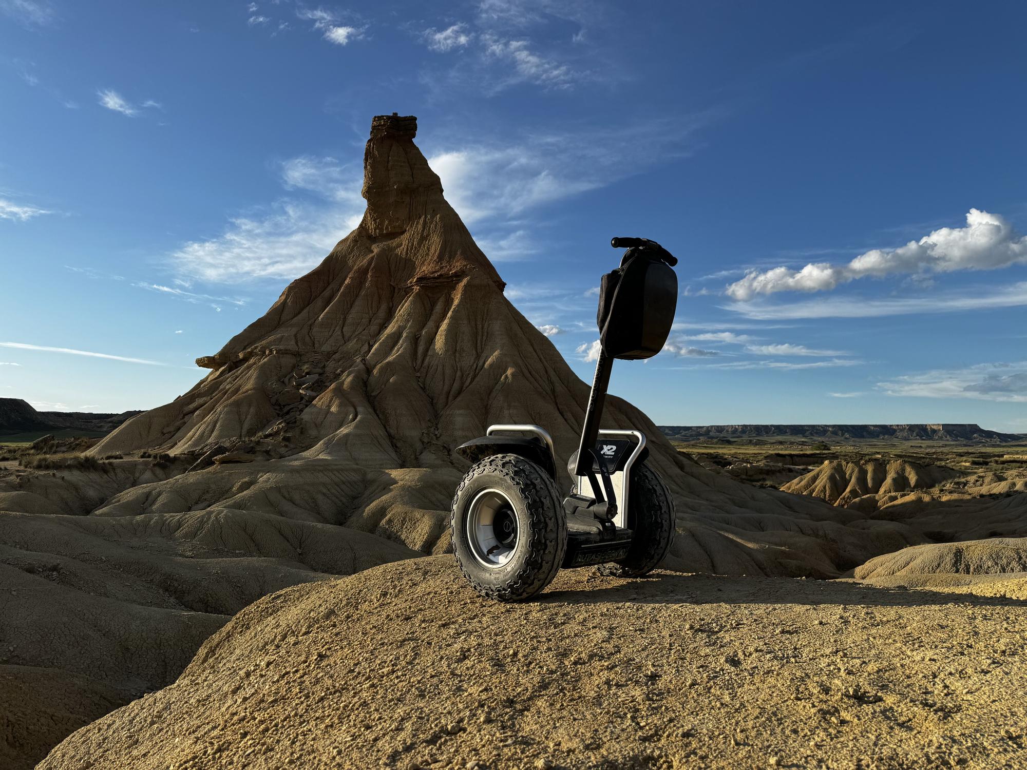 Los segway son más sencillos de conducir que una bicicleta.
