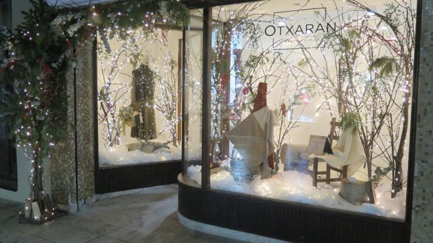 El escaparate de la boutique Otxaran.