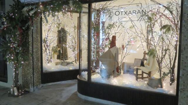 El escaparate de la boutique Otxaran.