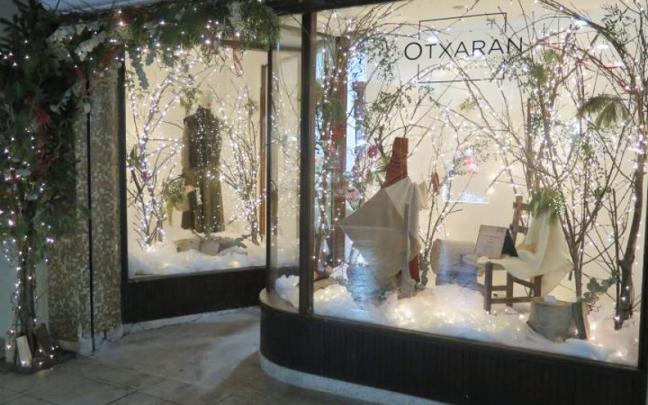 El escaparate de la boutique Otxaran.
