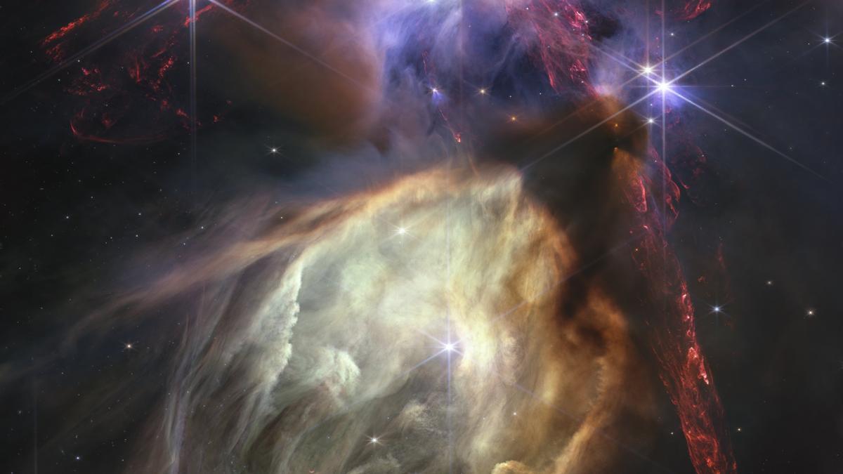 La imagen captada por el telescopio Webb.