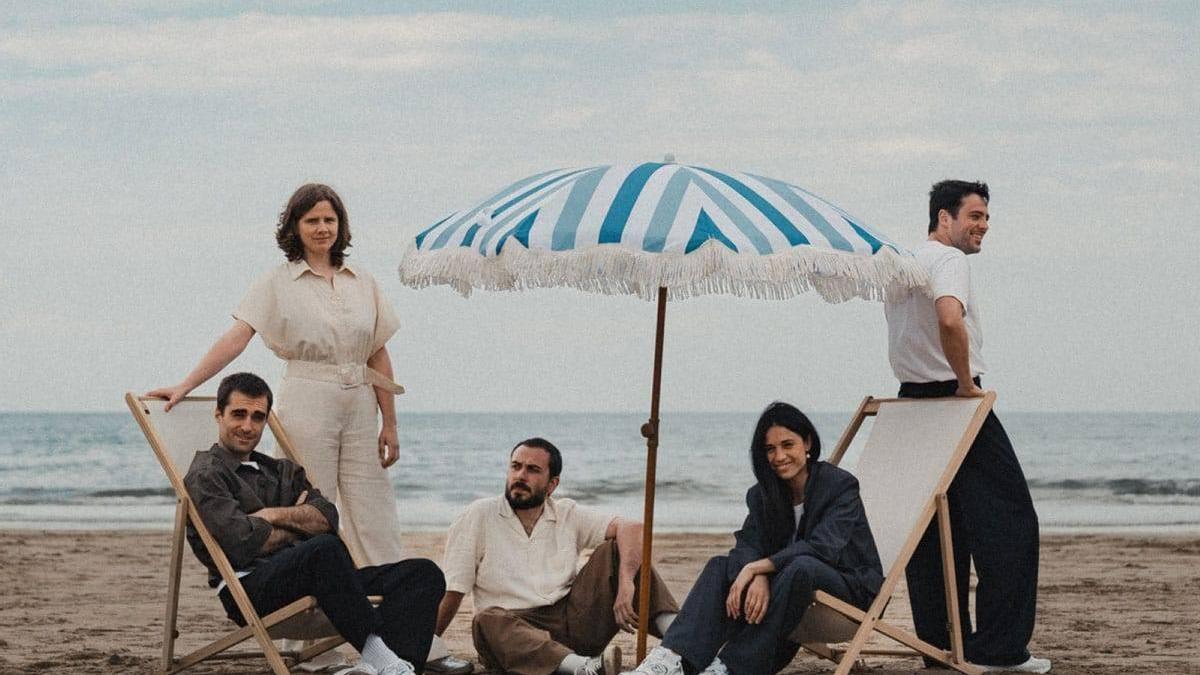 Componentes del grupo Nøgen, que tocará en Zarautz en la Aste Nagusia.