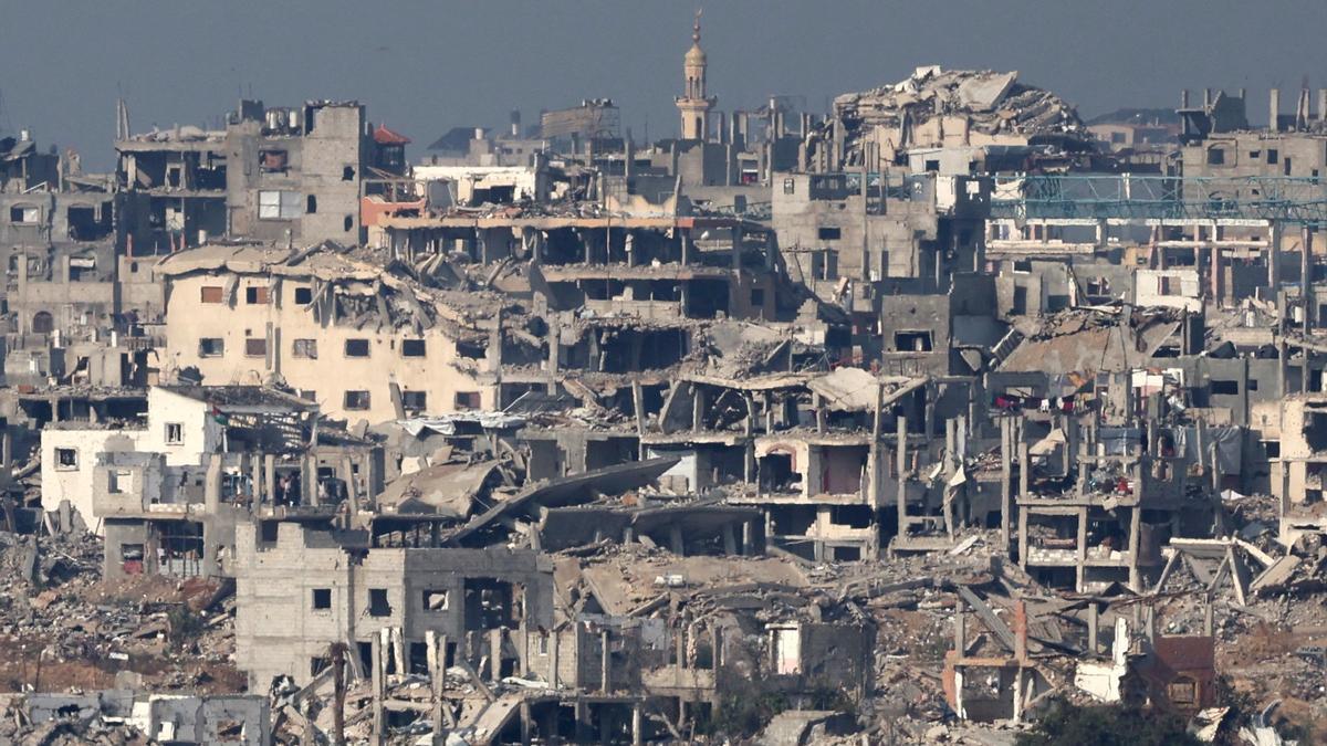 Edificios destruidos por la ofensiva israelí en Gaza