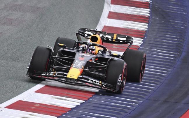 Max Verstappen en la clasificación del GP de Austria. Max Verstappen en la clasificación del GP de Austria.