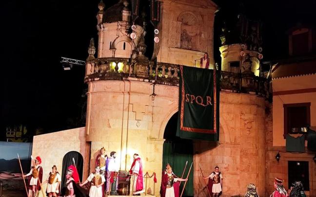 La primera de las representaciones de La Pasión se ofrecerá este miércoles en la plaza Santa Ana