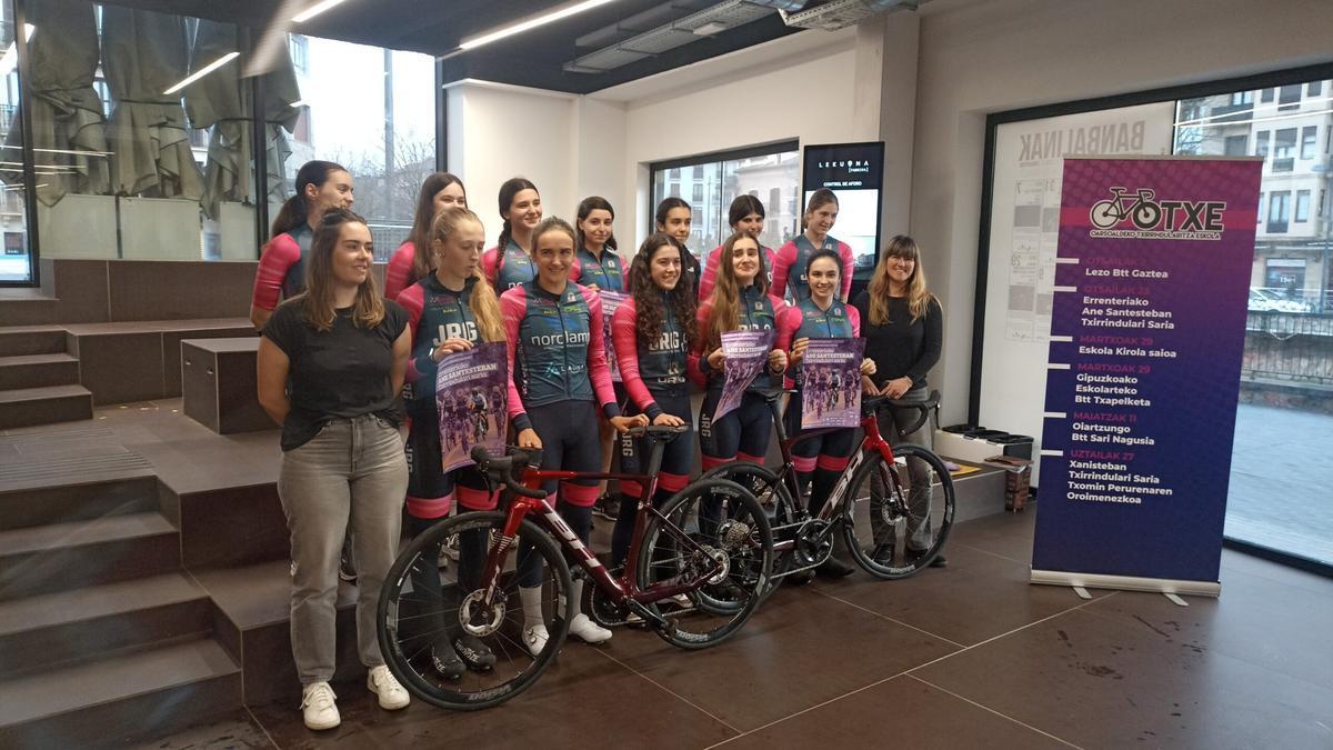 Presentación de la prueba ciclista Ane Santesteban.