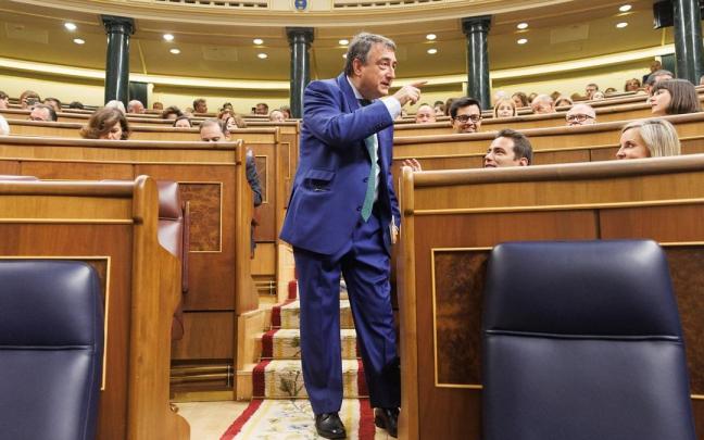 Aitor Esteban, en el Congreso.