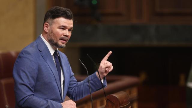 Gabriel Rufián, protagonista de una propuesta de alianza que no ha despertado entusiasmo entre las fuerzas de izquerda.