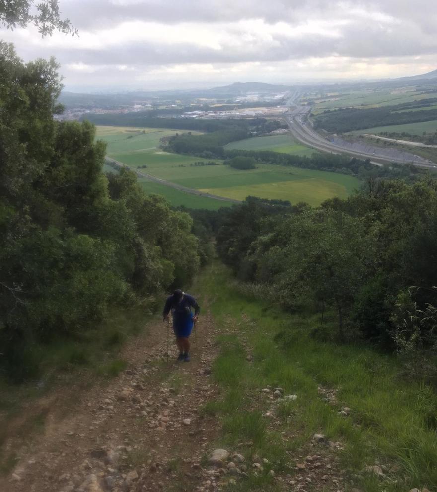 El acceso a la cresta presenta bastante dureza