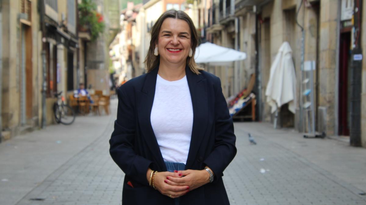 La portavoz del PNV en Oñati, Amaia Erostarbe.