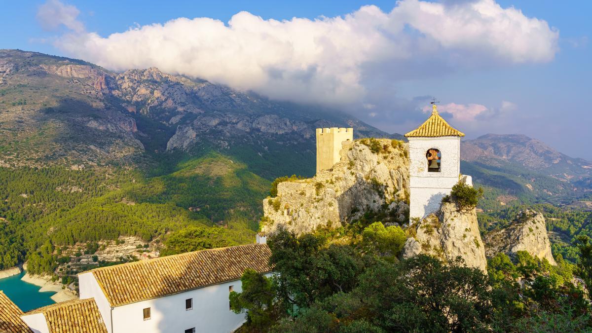 Vista del alto del castillo.